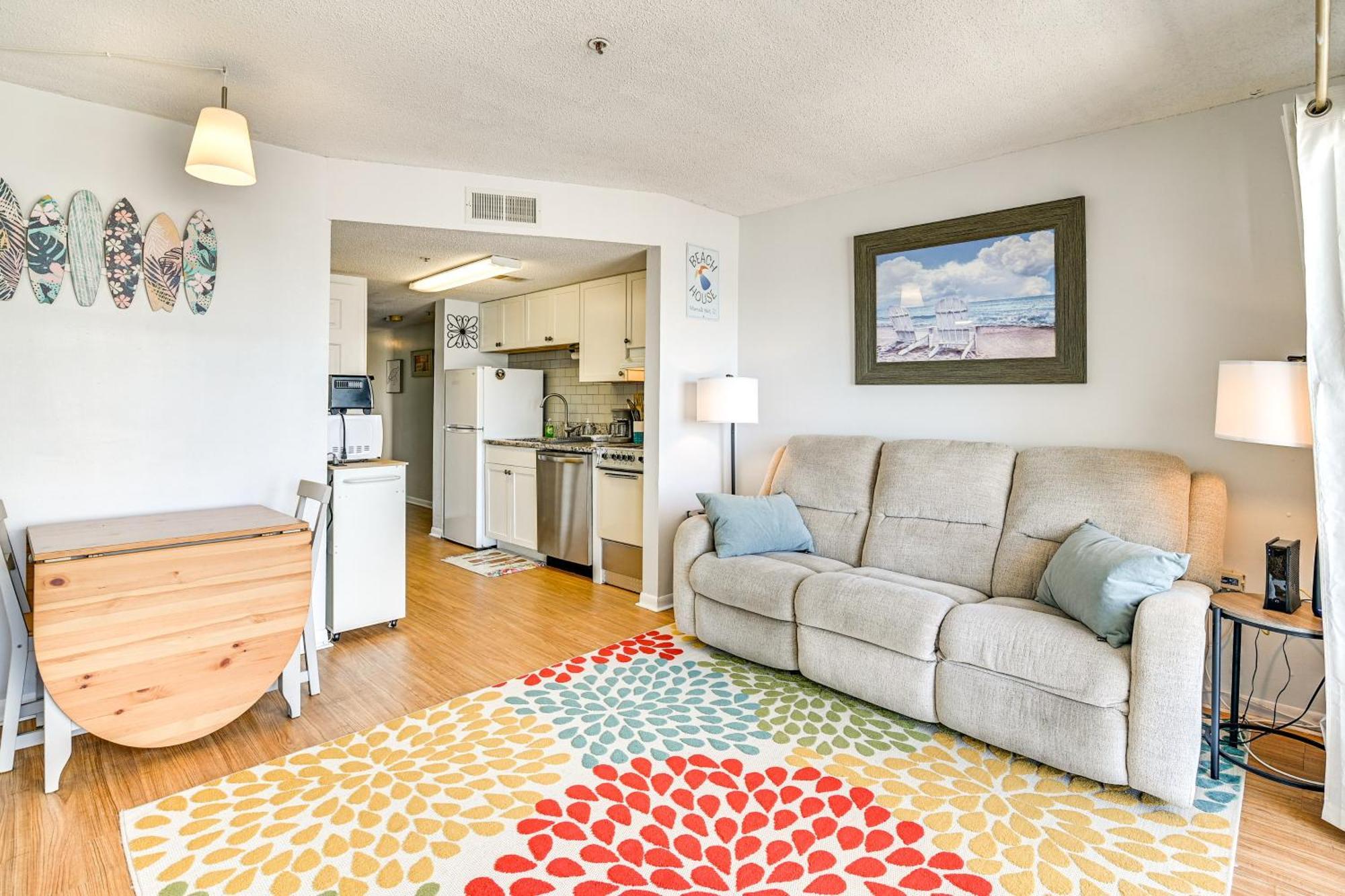 Cozy Beachfront Condo With Wifi, Views And Pool Access Myrtle Beach Exterior foto