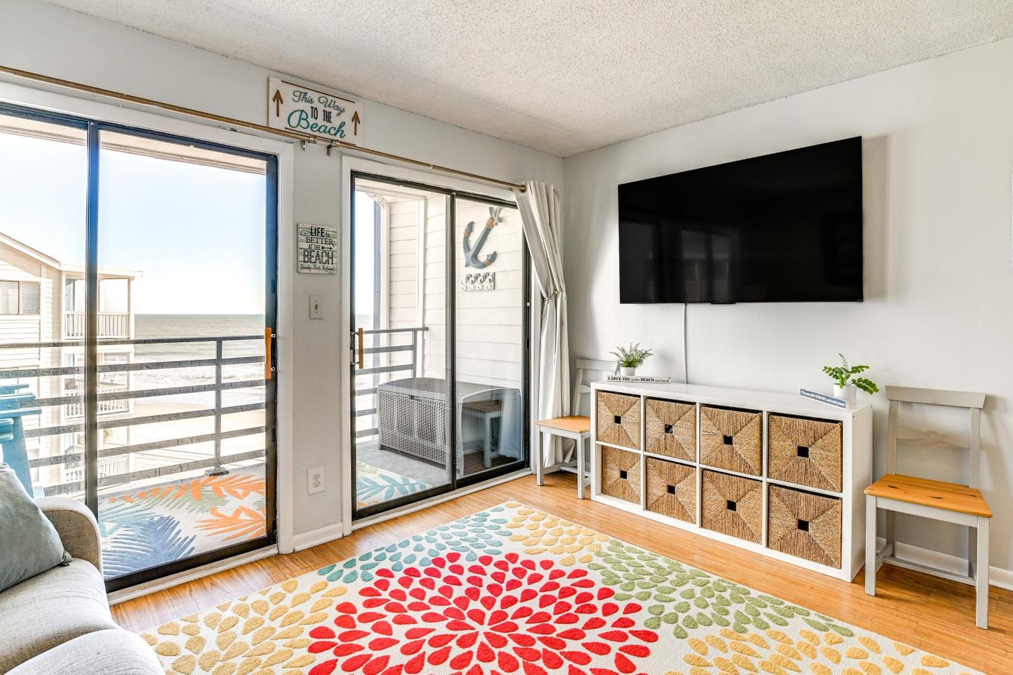 Cozy Beachfront Condo With Wifi, Views And Pool Access Myrtle Beach Exterior foto