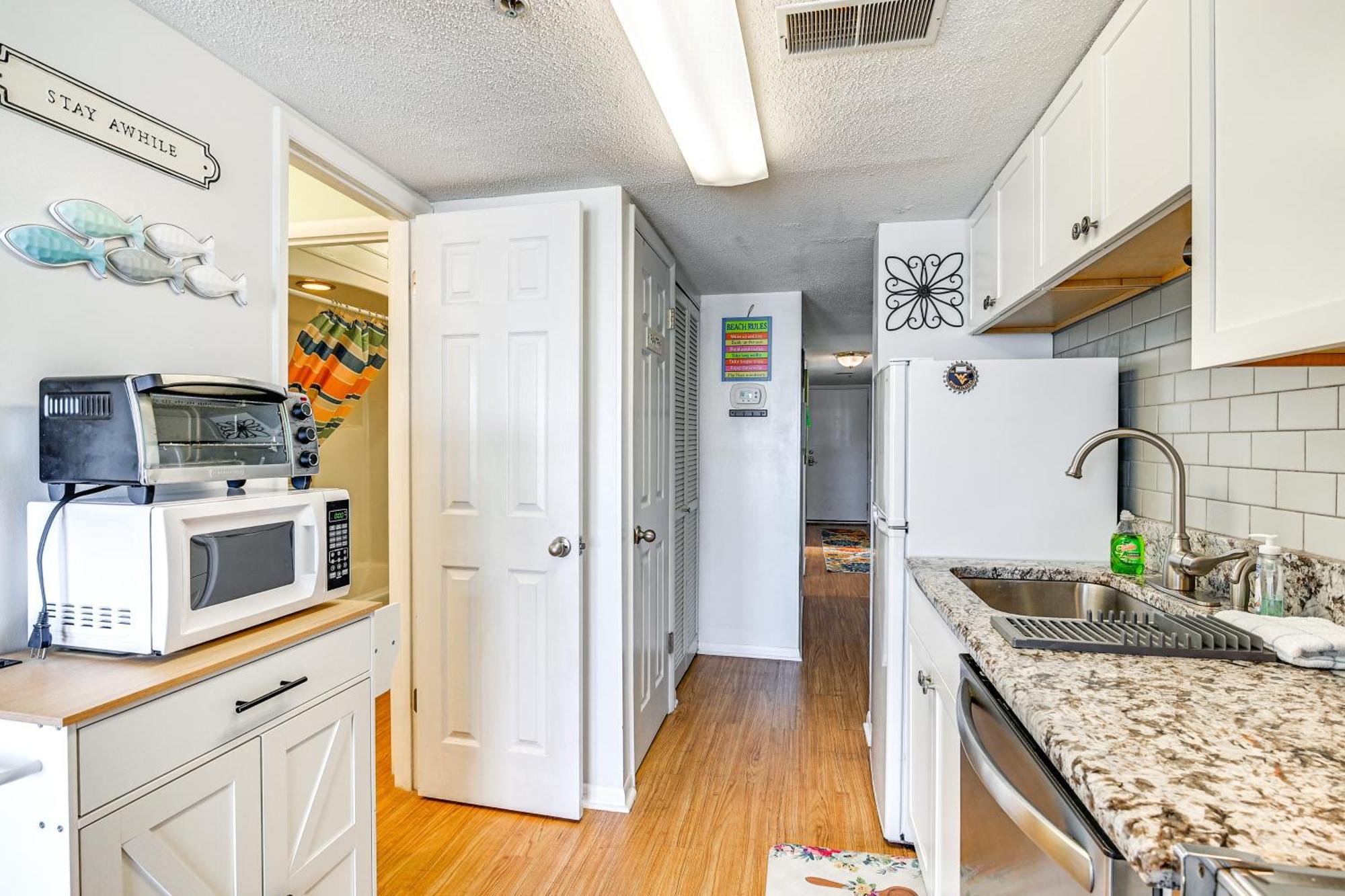 Cozy Beachfront Condo With Wifi, Views And Pool Access Myrtle Beach Exterior foto